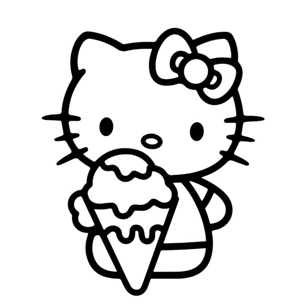 🎨 Unlock Creativity with 46 Adorable Hello Kitty Coloring Pages! 🐱✨ - Image 6