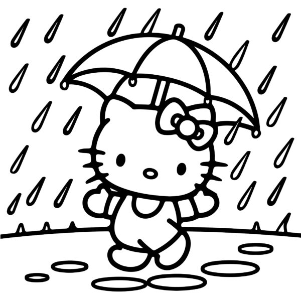 🎨 Unlock Creativity with 46 Adorable Hello Kitty Coloring Pages! 🐱✨ - Image 7